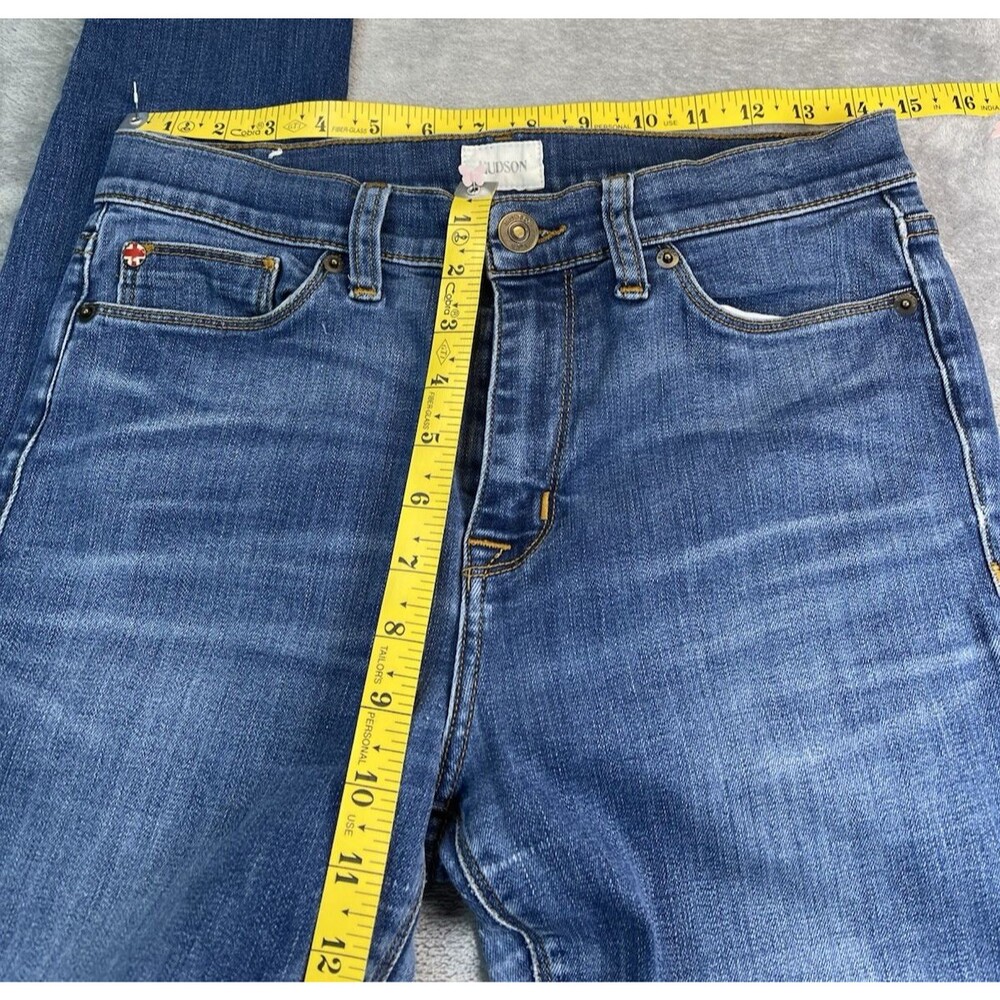 Hudson womens NEW! premium jeans High Rise Blair Super Skinny' sz 29 - Picture 9 of 9